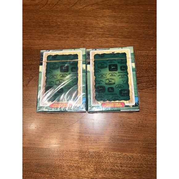 (2) JOHN DEERE COLLECTIBLE PLAYING CARDS Sealed NEW - Picture 2 of 2